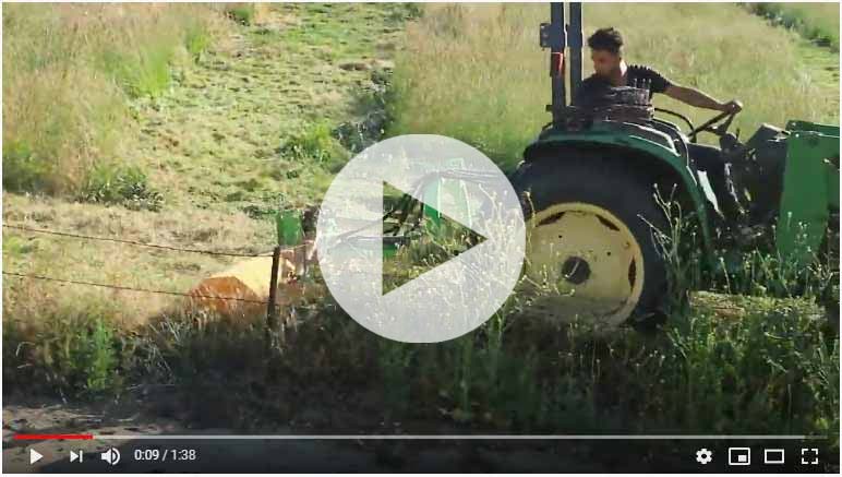 EMSD-64 Embankment Flail Mower in Action