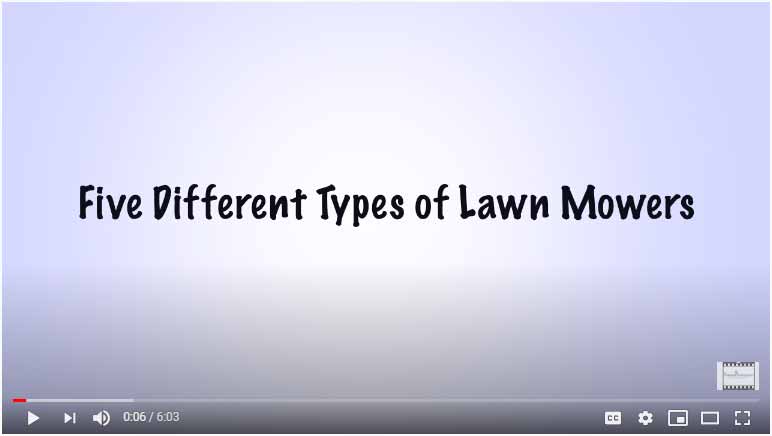 Five Different Types of Lawn Mowers