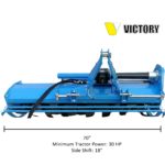 HDRTH-70 Heavy Duty Rotary Tiller with Hydraulic Side Shift
