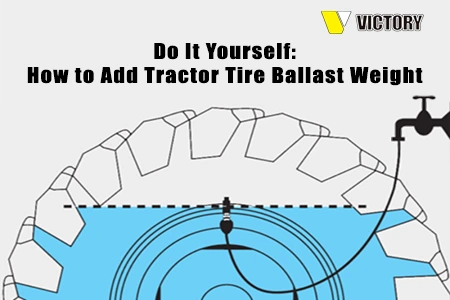 x-ray image showing tire ballast inside tractor tire