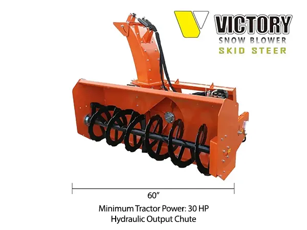 60 in SS-SB-60HL Snow Blower with Hydraulic Output Chute