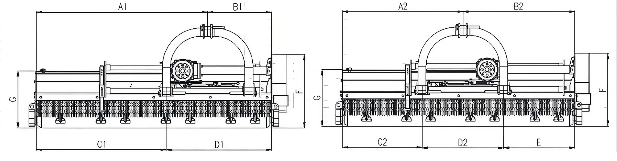 Tractor Diagram FMHD and FMHDH Series